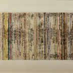 Discotheque SOUNDTRACKS - Acrylique et stylos sur papier - 31,5/ 75cm
