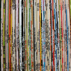 Discotheque frise (detail), 2009,  Acrylique sur bois - 100/ 32 cm